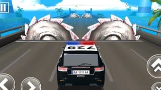 DEADLY RACE #16 - Police Car Speed Bumps Challenge 3d Gameplay Android IOS