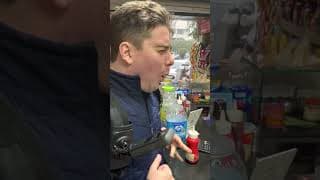 Foreigner tries fire paan in India for first time