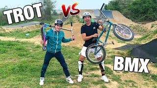ON ÉCHANGE NOS SPORTS ! #3 (TROTTINETTE VS BMX) Ft @philippecantenot