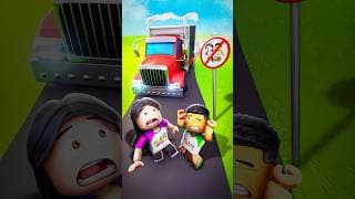 DO NOT CROSS THE STREET! #shorts #roblox