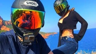 BALADE AVEC UNE JOLIE MOTARDE 😏