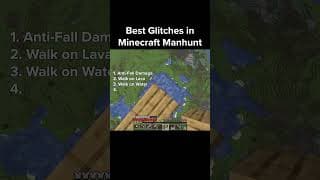 Best Glitches in Minecraft Manhunt