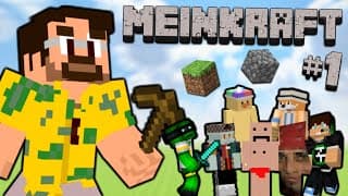 MINECRAFT #1 ft. Zerator, Antoine Daniel, Baghera, Mynthos, AngleDroit, Horty & Etoiles ! (SDL #63)