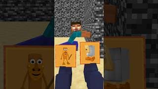 HELP Herobrine To Choose And Win The Stop Bedrock Wall #friendship #shorts #trending #anime