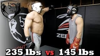 Bodybuilder vs MMA Fighter: Jujimufu Sparring Shane Fazen