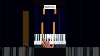 Impress everyone 😳😳😳😳🥵🥵 on piano with this fake piano skills #pianosoin #pianotutorial #piano