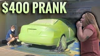 How to Plastidip an Entire Car! - 400 DOLLAR PLASTIDIP PRANK!
