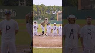 He pretended to be the “Pixar Lamp” after scoring | Savannah Bananas #shorts #pixar #baseball
