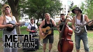LED ZEPPELIN "Black Dog" Hillbilly Version by STEVE N SEAGULLS | Metal Injection