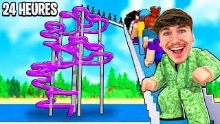 J’AI ATTENDU 24 HEURES POUR FAIRE CE TOBOGGAN EXTRÊME !!