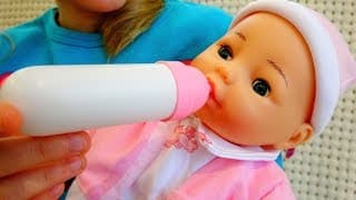 Говорящая кукла BAMBOLINA ФЛОРА Хочет Кушать Полина КАК Мама Видео для девочек