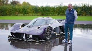 Chris Harris Takes an Aston Martin Valkyrie for the Ultimate Track Test – and to a Coffee Shop