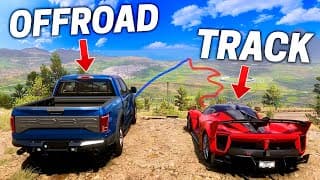 Off-Road vs On-Road! - Which is Faster Across FH5?