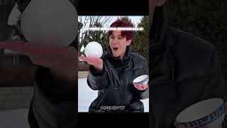 Craziest snowball☠️#edit #troll #trollface