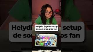 Je suis CHOQUÉE par son setup 💀 #helydia #pourtoi #twitch