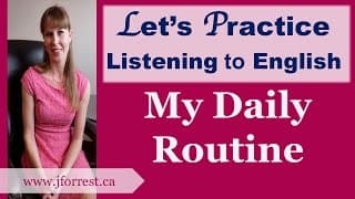 Learn English: My Daily Routine in Present Simple