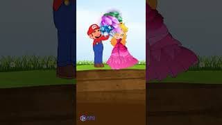 Diamond Challenge 💪 Mario Family & Waluigi Family Competition ♥️ #shorts #mario #story