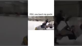 POV: You touch my goalie…