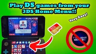 Play Downloaded DS Games DIRECTLY on 3DS Menu! (Without Twilight) Works in 2026
