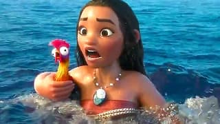 Vaiana rencontre le Coq Hei Hei | Extrait Bonus | Animation, Dessin Animé
