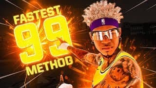 FASTEST 99 OVERALL METHOD IN NBA 2K20! HIT 99 OVERALL IN A DAY!