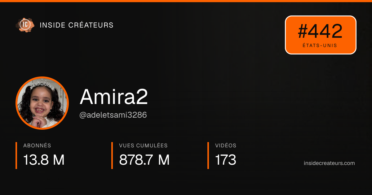 Carte statistiques de Amira2
