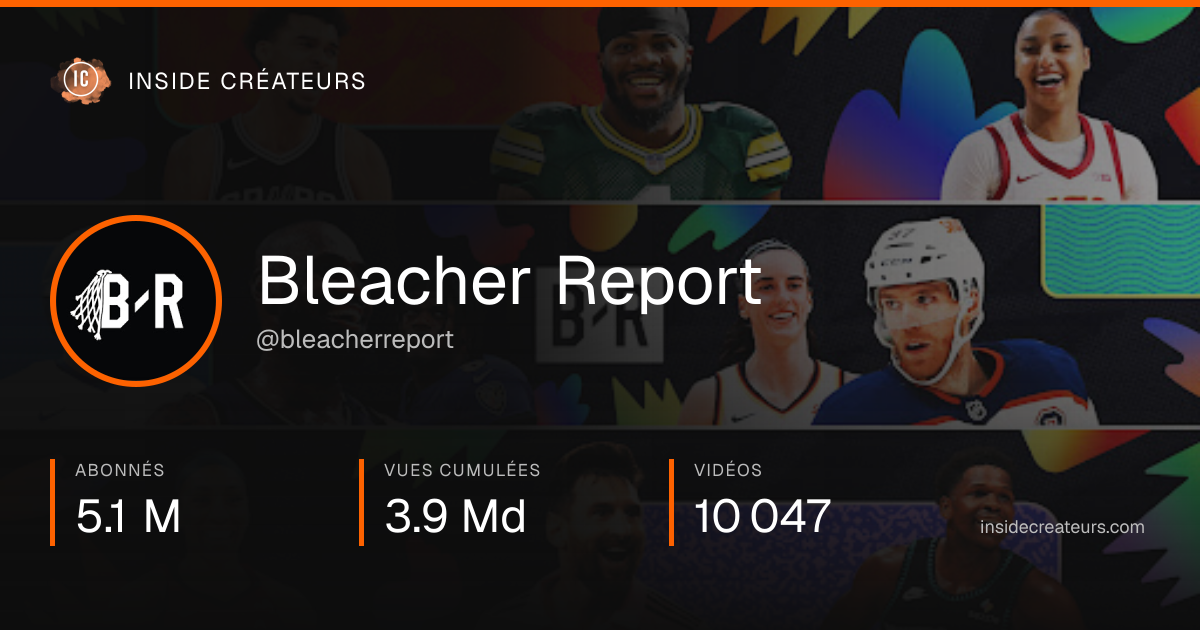 Carte statistiques de Bleacher Report