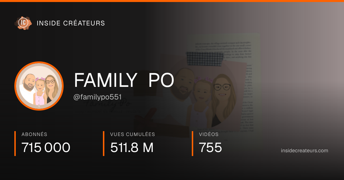 Carte statistiques de FAMILY PO