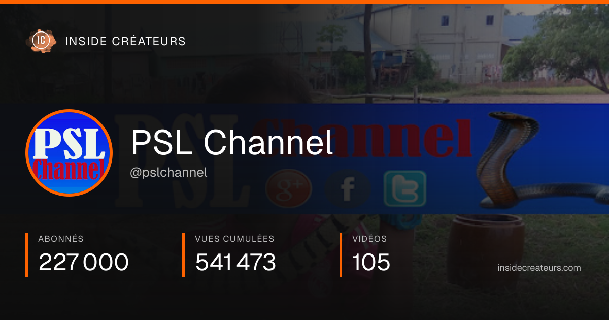 Carte statistiques de PSL Channel