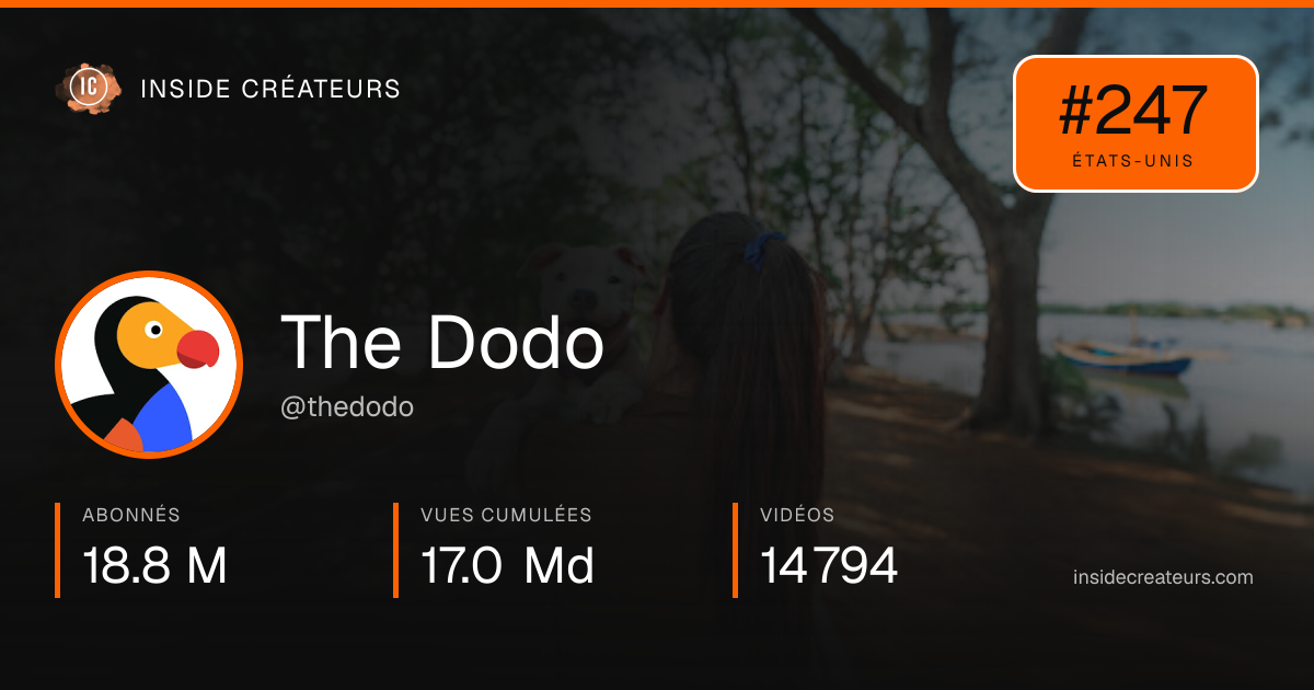 Carte statistiques de The Dodo