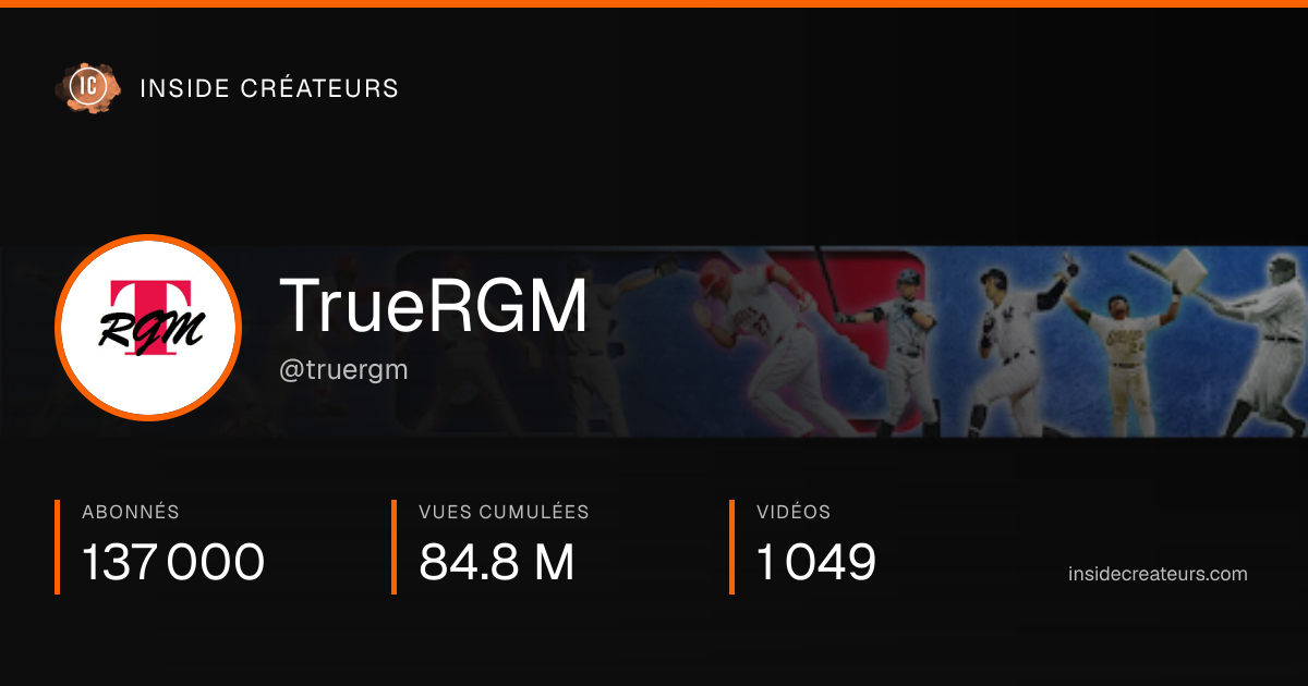 Carte statistiques de TrueRGM