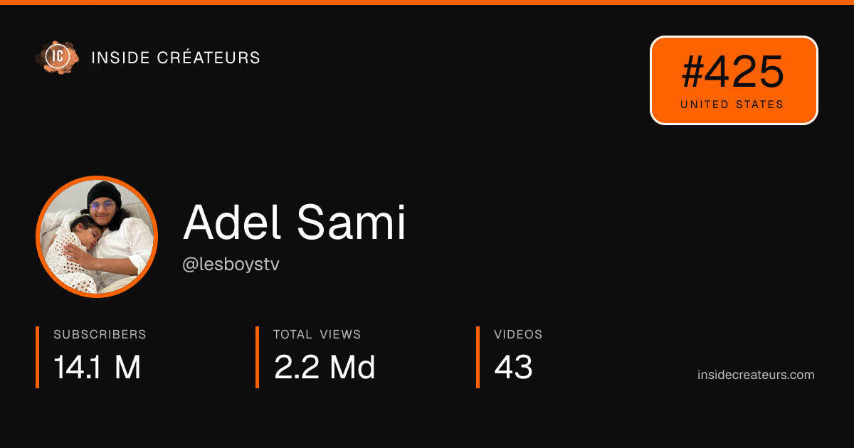 Adel Sami stats card