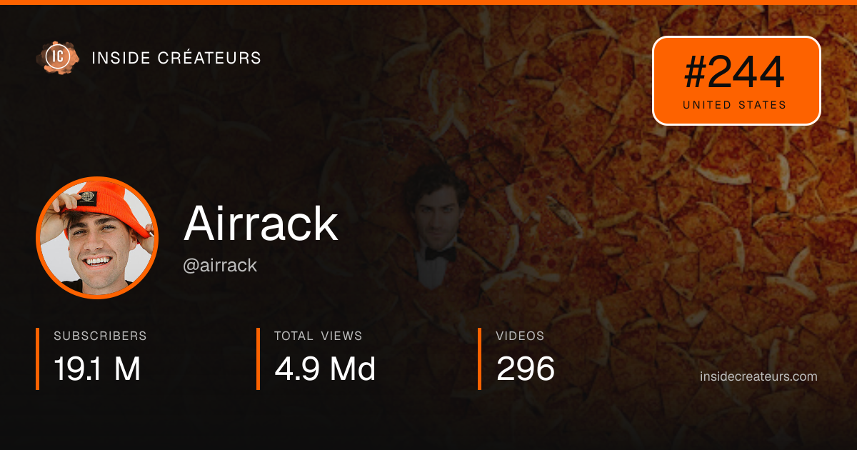 Airrack stats card