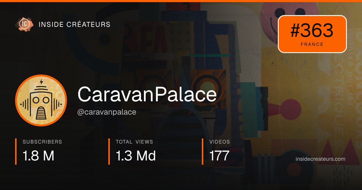 CaravanPalace stats card