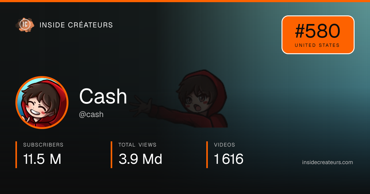 Cash stats card