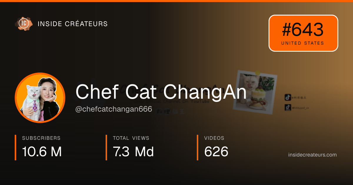 Chef Cat ChangAn  stats card