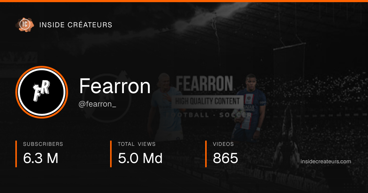 Fearron stats card