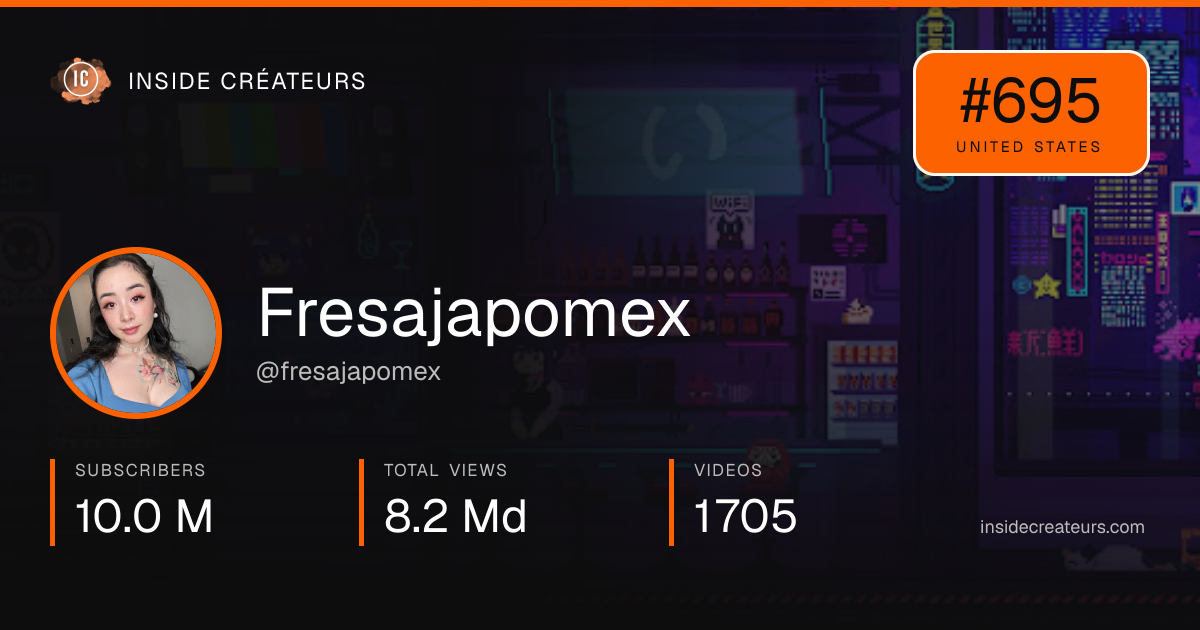 Fresajapomex stats card