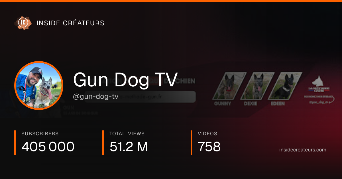 Gun Dog TV stats card