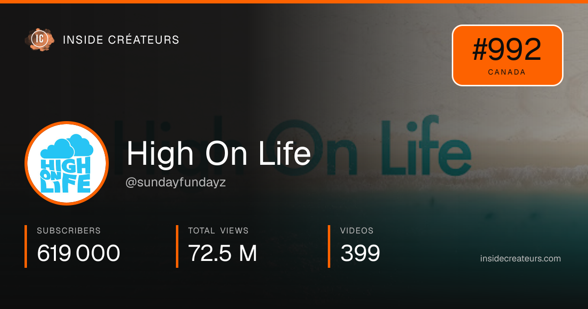 High On Life stats card