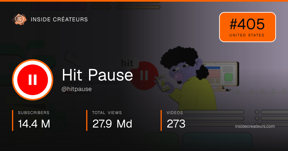 Hit Pause stats card