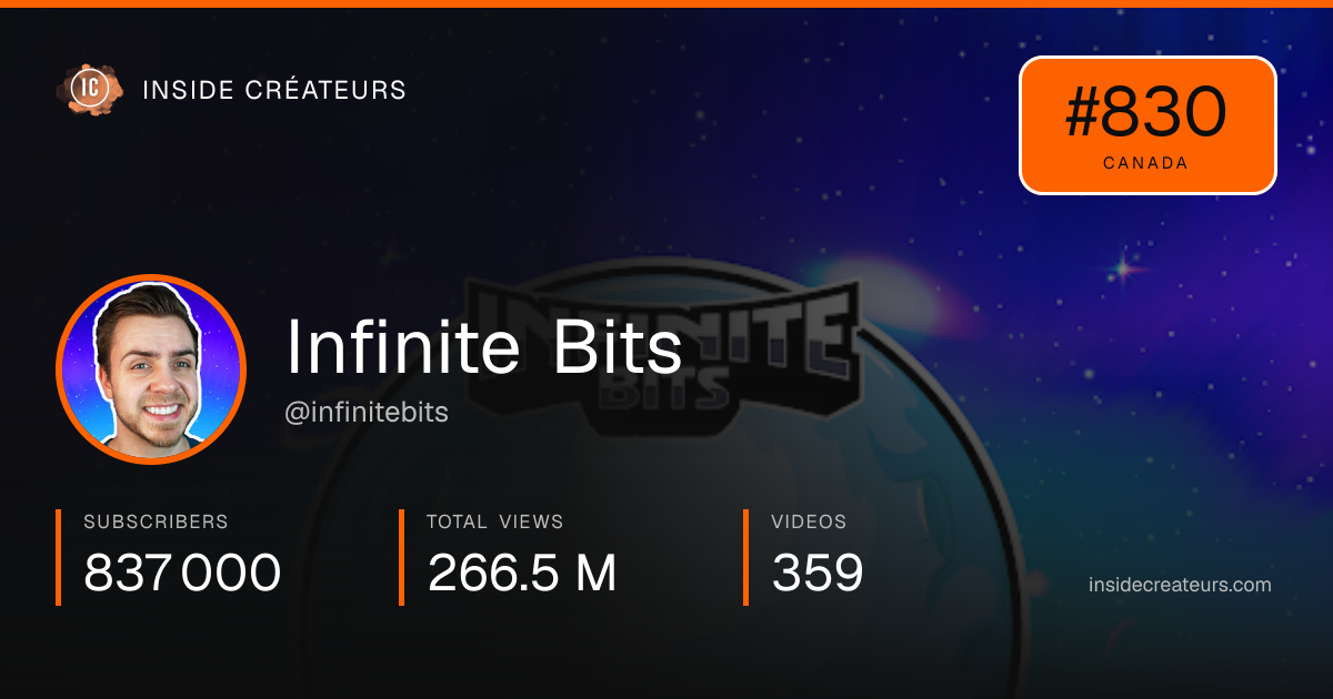Infinite Bits stats card