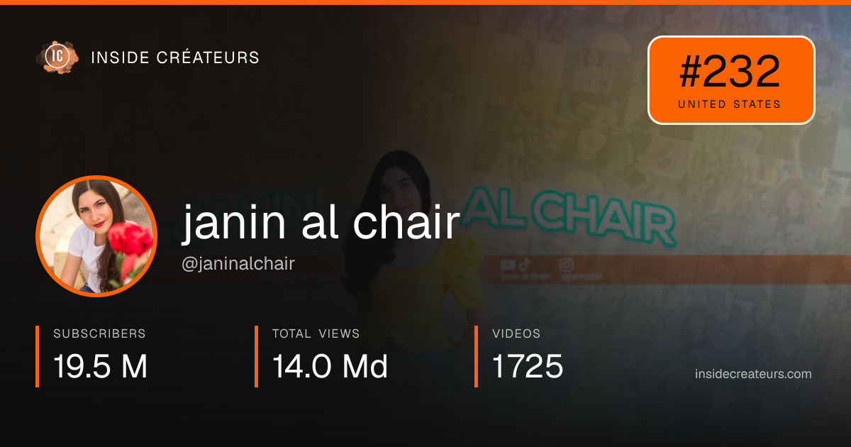 janin al chair stats card