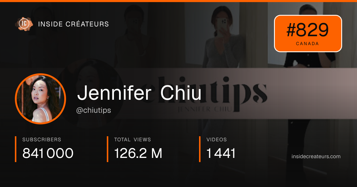 Jennifer Chiu stats card