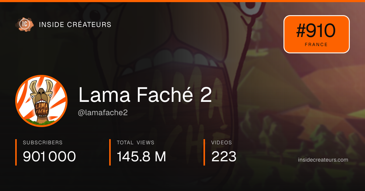 Lama Faché 2 stats card