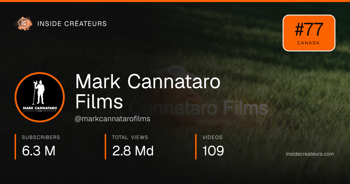 Mark Cannataro Films stats card