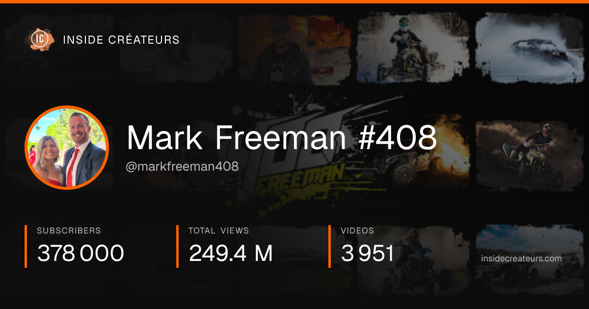 Mark Freeman #408 stats card