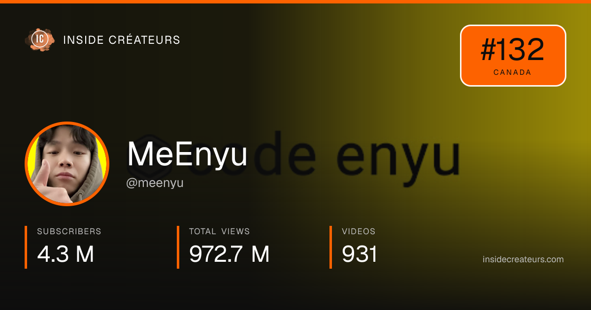 MeEnyu stats card