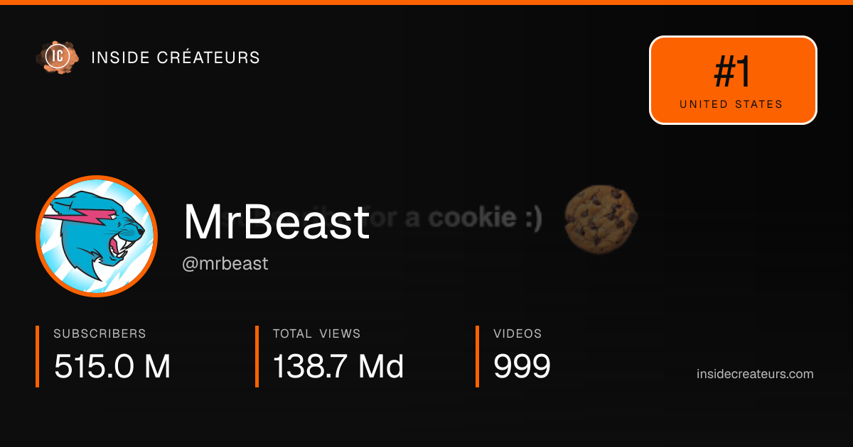 MrBeast stats card