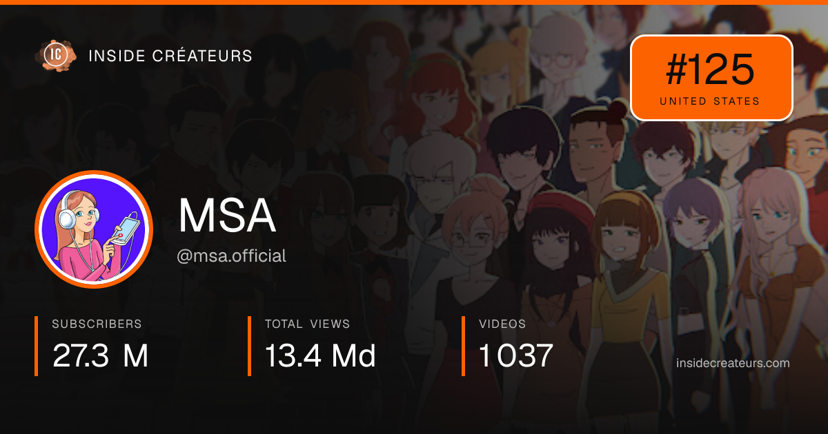 MSA stats card